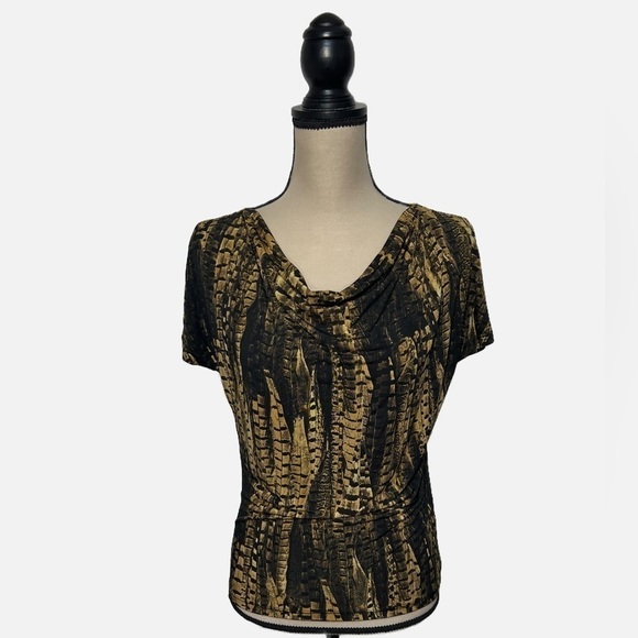 MICHAEL KORS DRAPE NECK SLEEVELESS TOP size Small - Picture 1 of 7